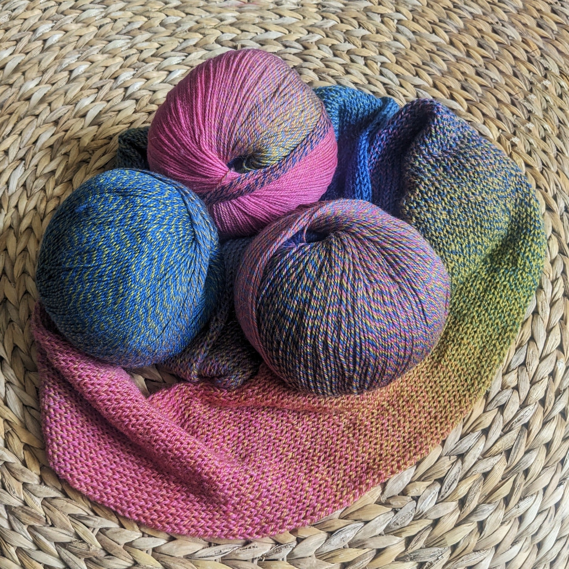 Multicoloured Sock Yarn 4 ply - Image 17