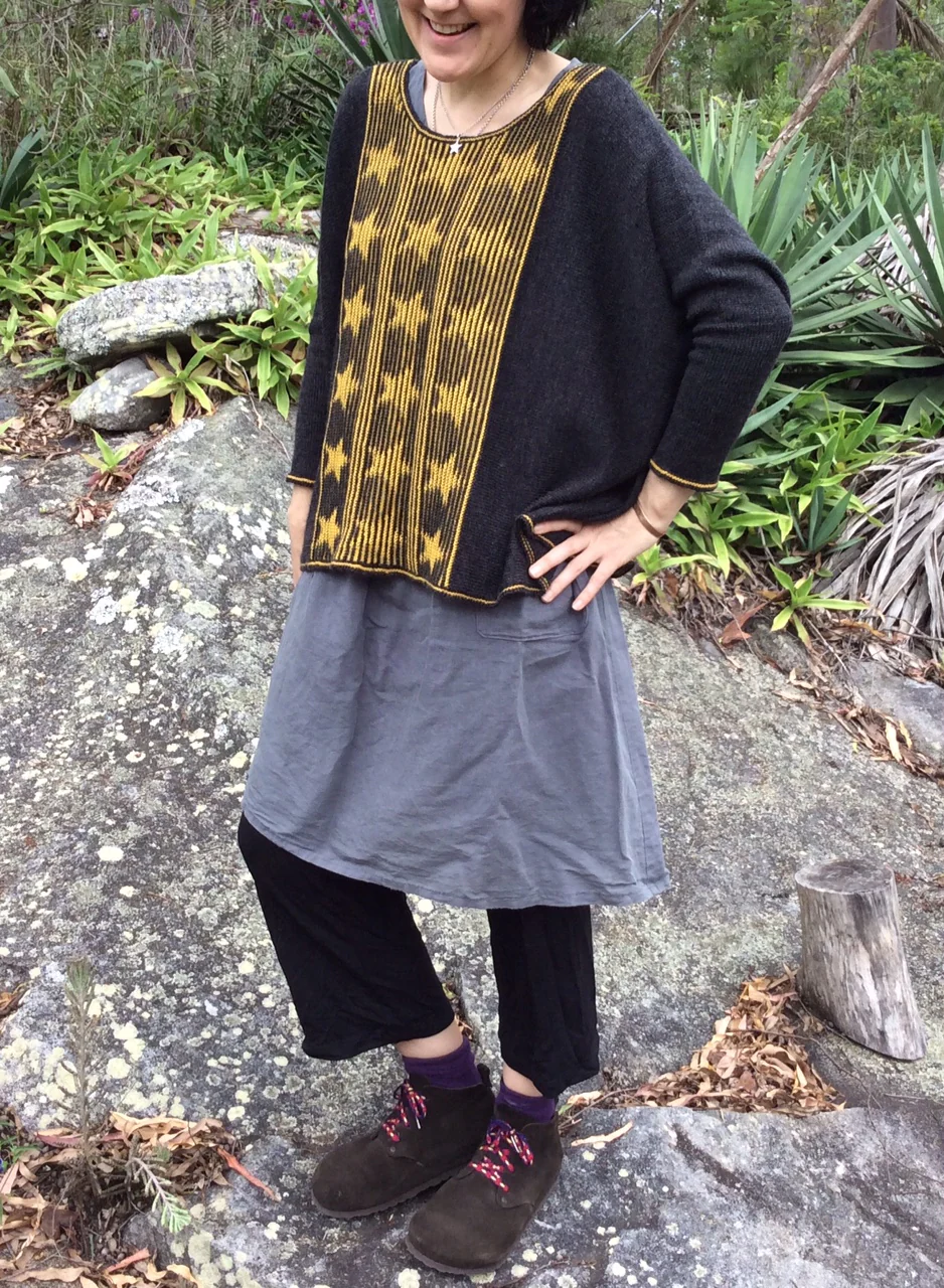 Stars and Stripes Illusion Sweater PDF - Image 3