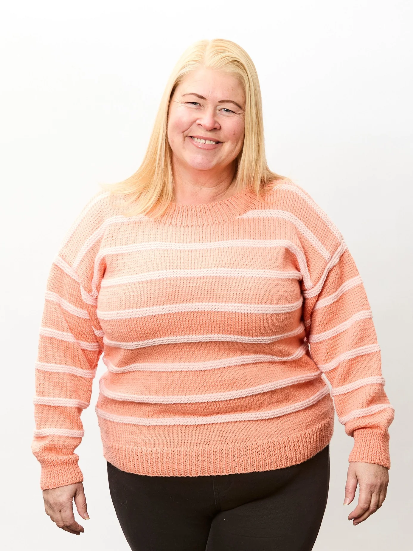 PT 8662 Garter Stripe Jumper - Knitting Pattern - Image 4