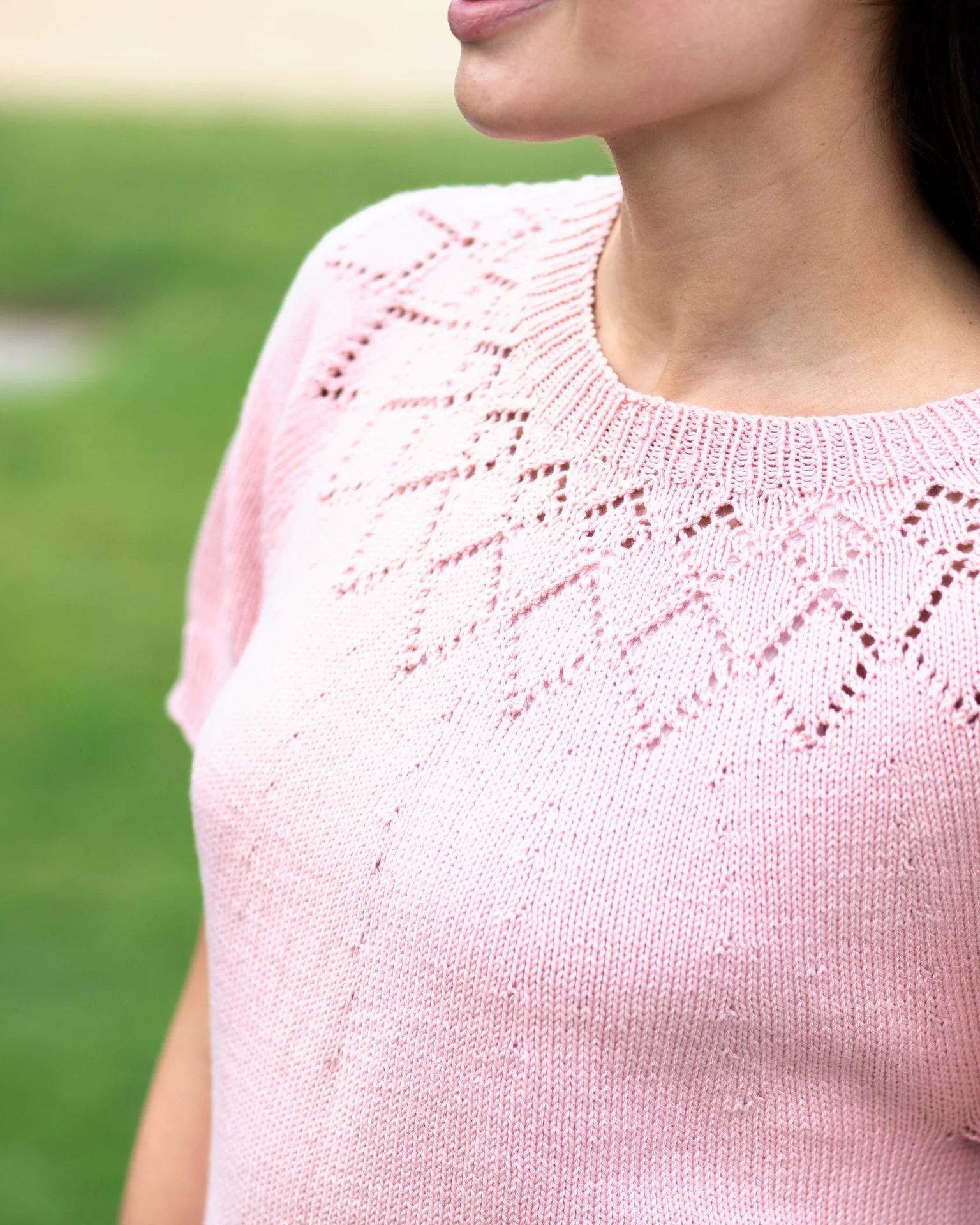 The Demi Diamond Top - Women's Knitting Pattern | PT 8721 - Image 7