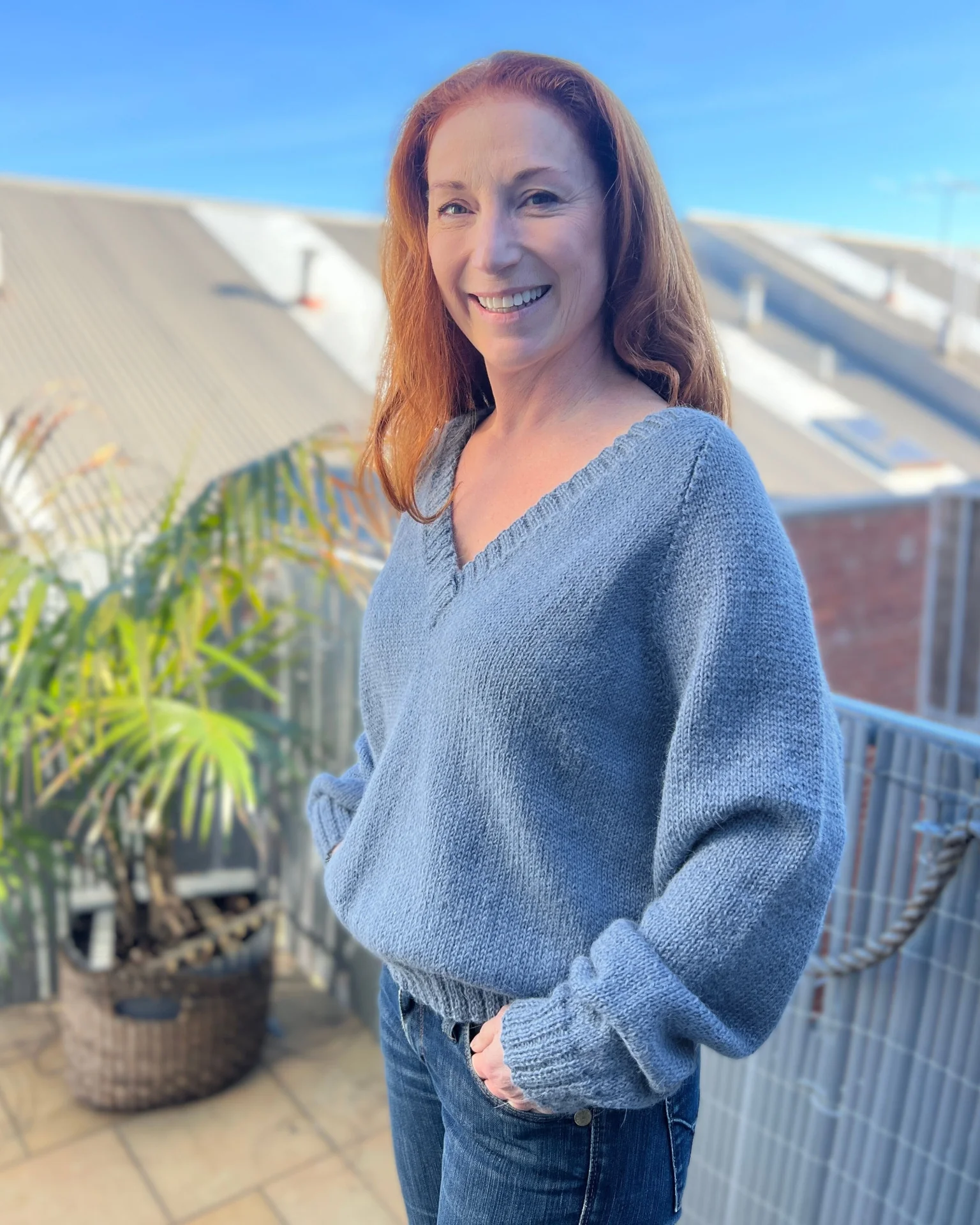 The Amelia V-Neck Jumper - Knitting Pattern | PT 8716 - Image 4