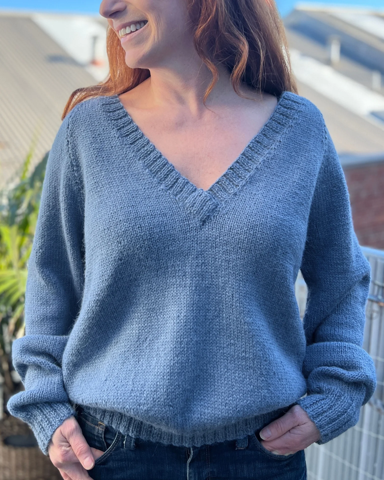 The Amelia V-Neck Jumper - Knitting Pattern | PT 8716 - Image 6
