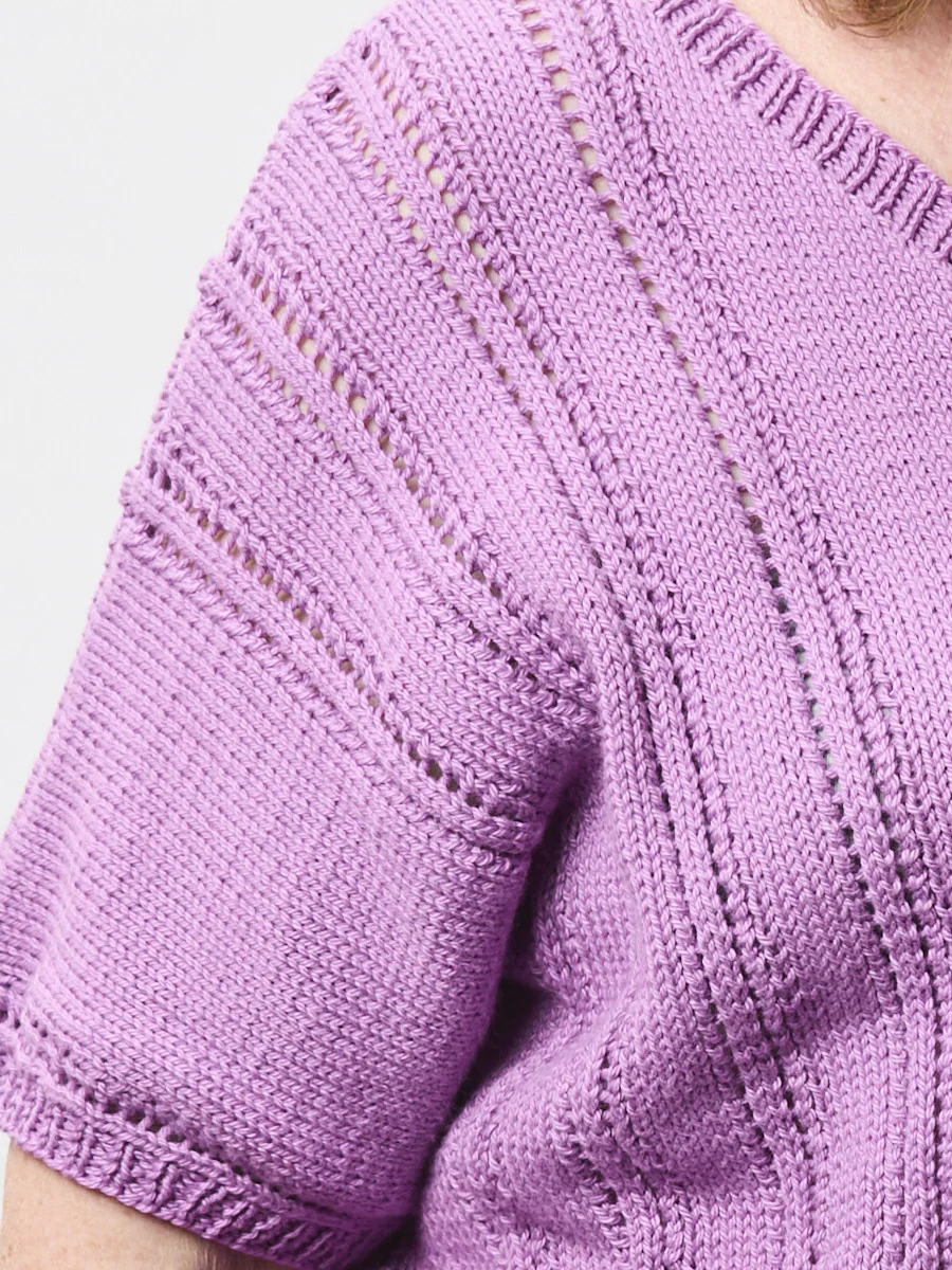 The Ash Tee - Adult Knitting Pattern | PT 8675 - Image 7