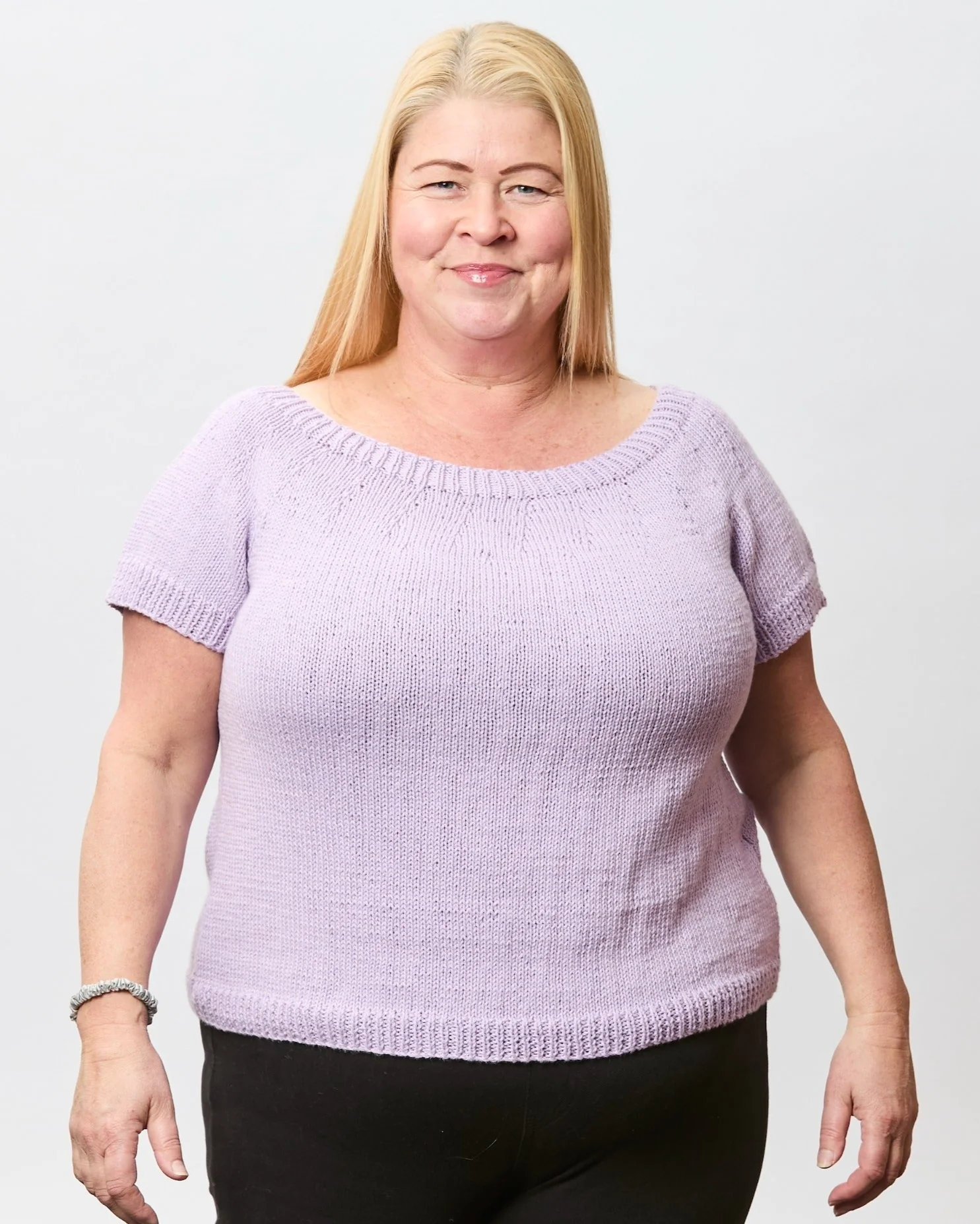 The Caroline Tee - Adult Knitting Pattern | PT 8678 - Image 6