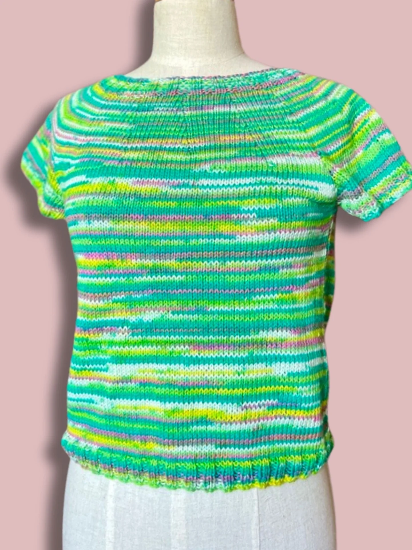 The Caroline Tee - Adult Knitting Pattern | PT 8678 - Image 7