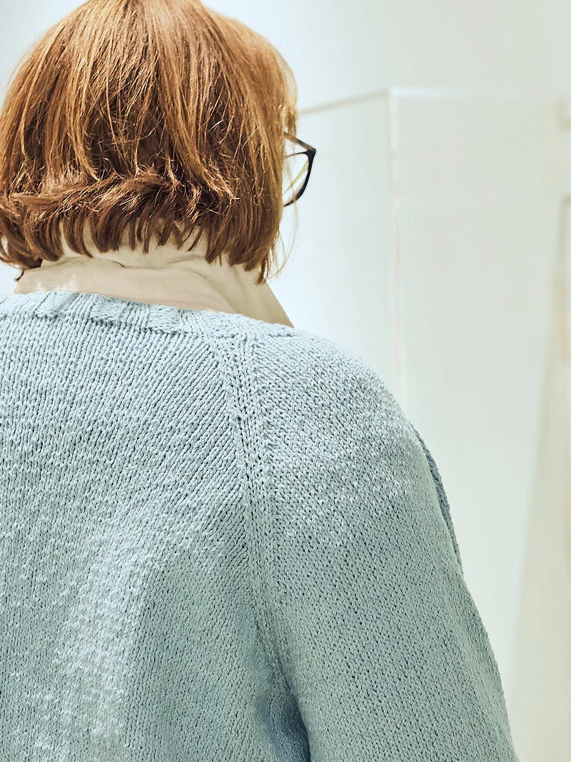 The Chrissy 3/4 Sleeve Cardigan - Adult Knitting Pattern | PT 8692 - Image 3