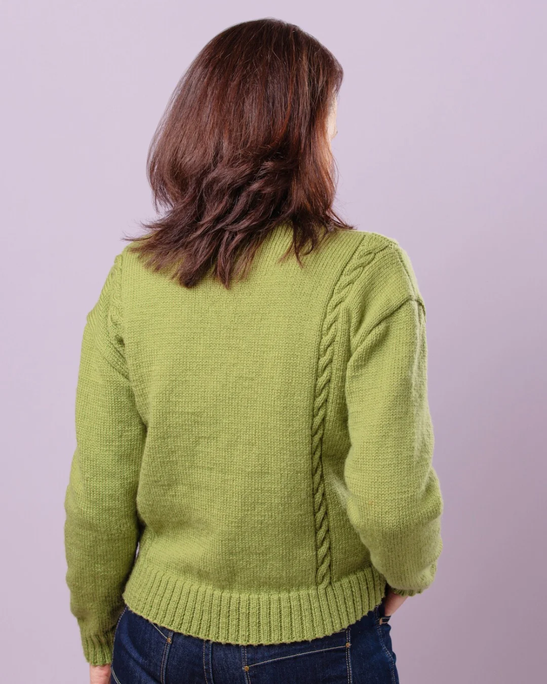 The Jodie Cabled Cardigan - Women's Knitting Pattern | PT 8712 - Image 6