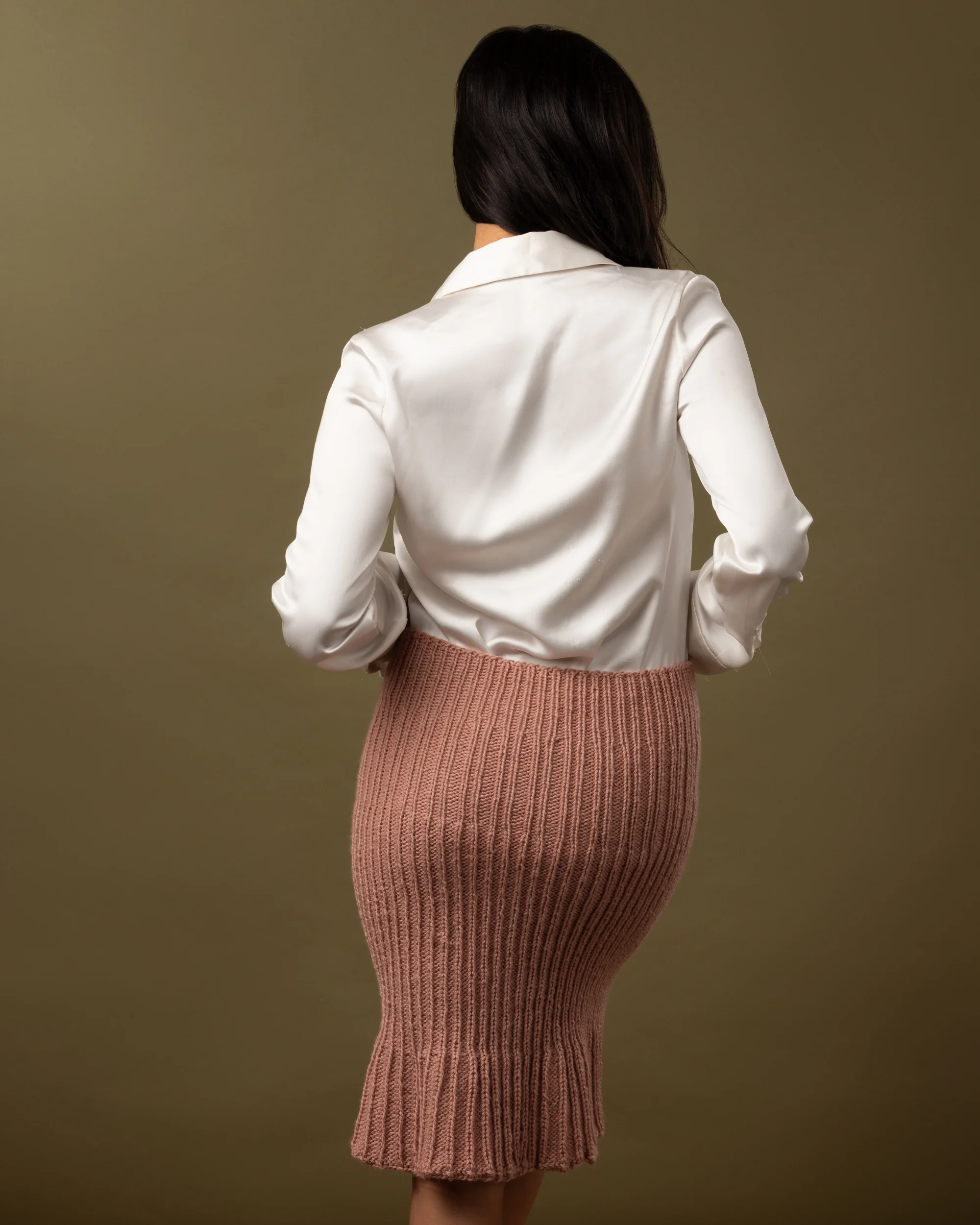 The Millie Rib Skirt - Women's Knitting Pattern | PT 8728 - Image 3