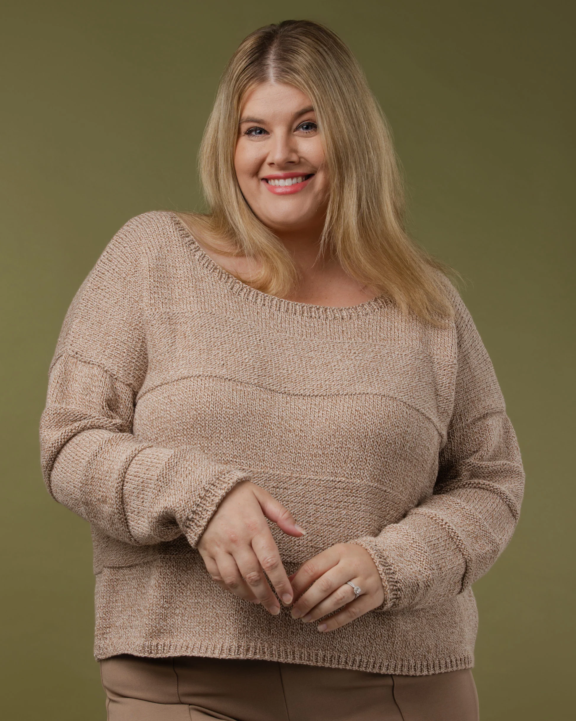 The Nadia Jumper - Women's Knitting Pattern | PT 8732 - Image 5