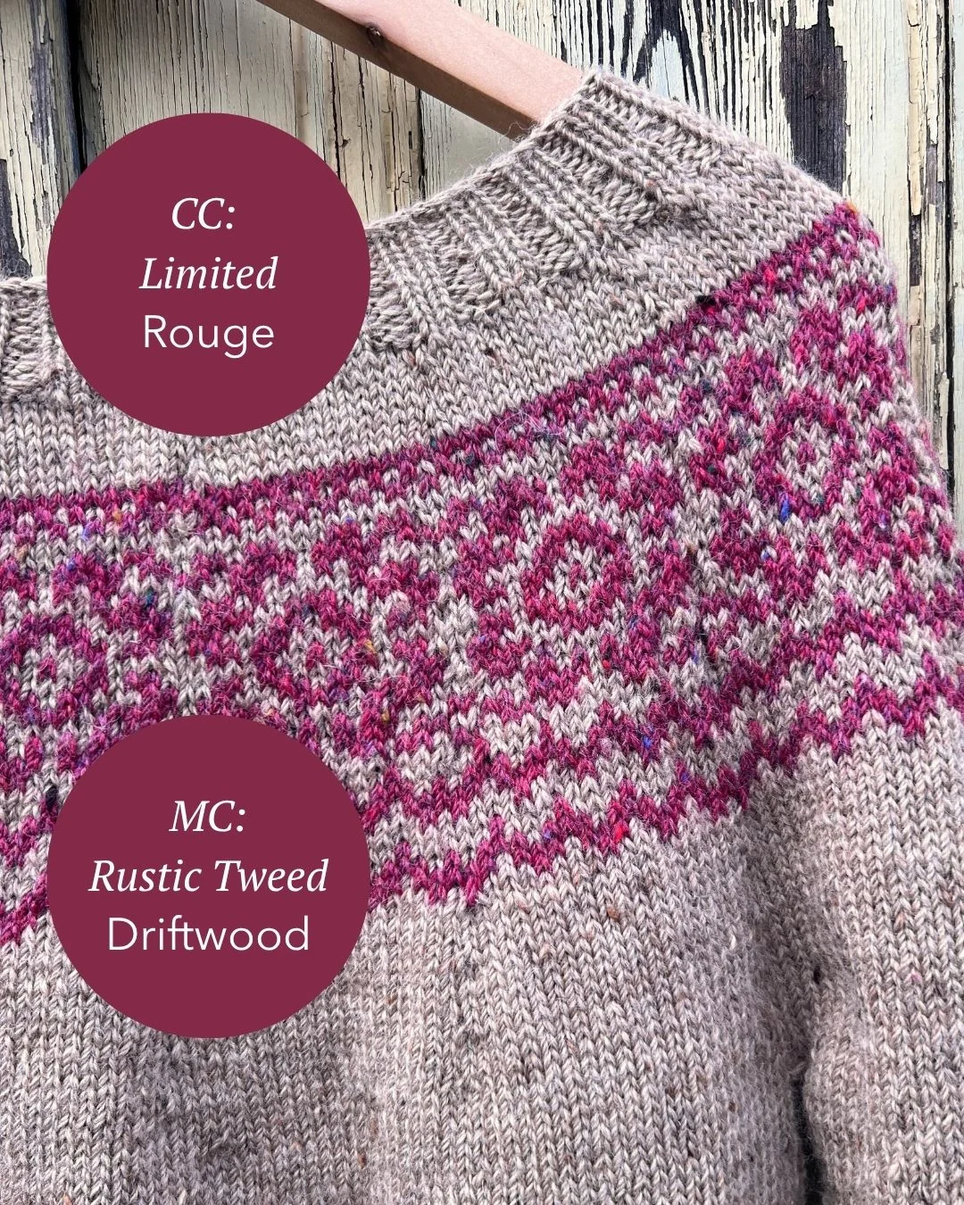 The Ria Colourwork Yoke Jumper - Women's Knitting Pattern | PT 8708 - Image 3