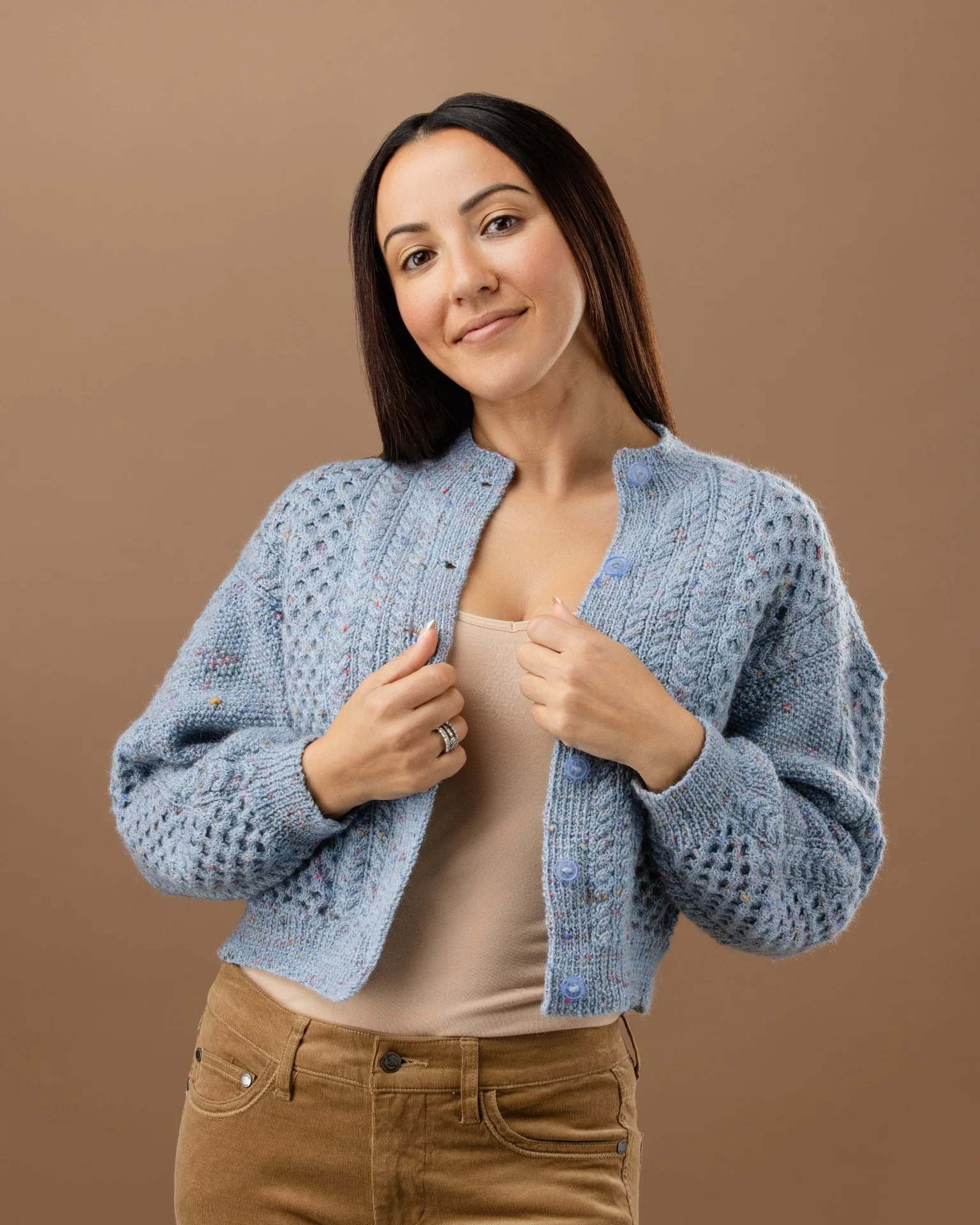 The Rose Cabled Cardigan - Womens Knitting Pattern | PT 8709 - Image 7