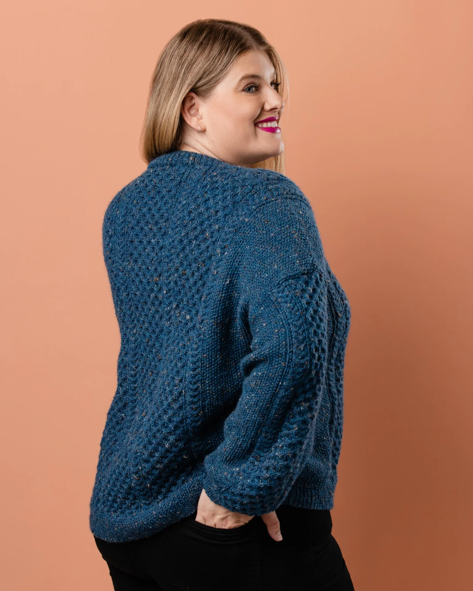 The Rose Cabled Cardigan - Womens Knitting Pattern | PT 8709 - Image 8