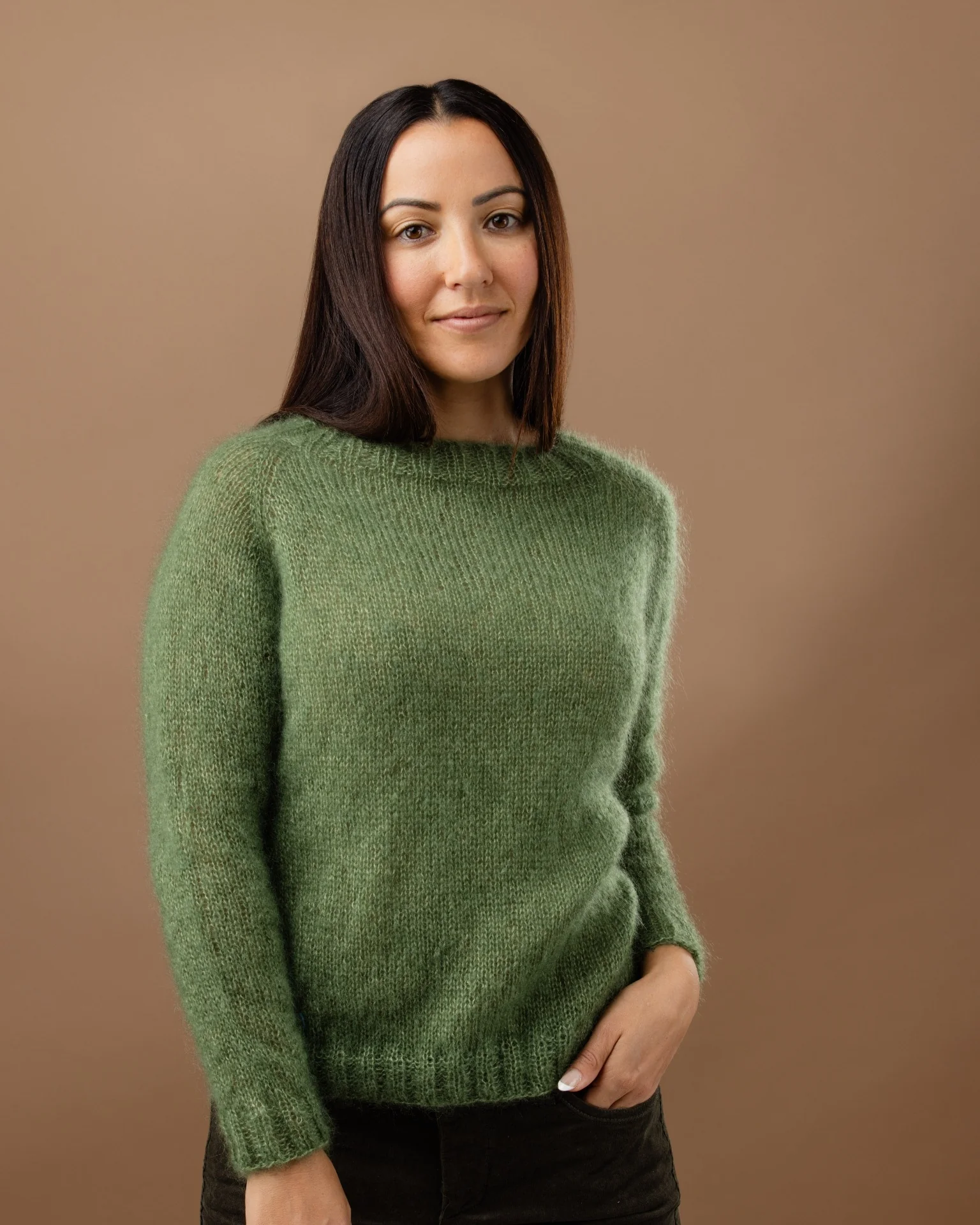 The Sofia Top-Down Raglan Jumper - Womens Knitting Pattern | PT 8707 - Image 10