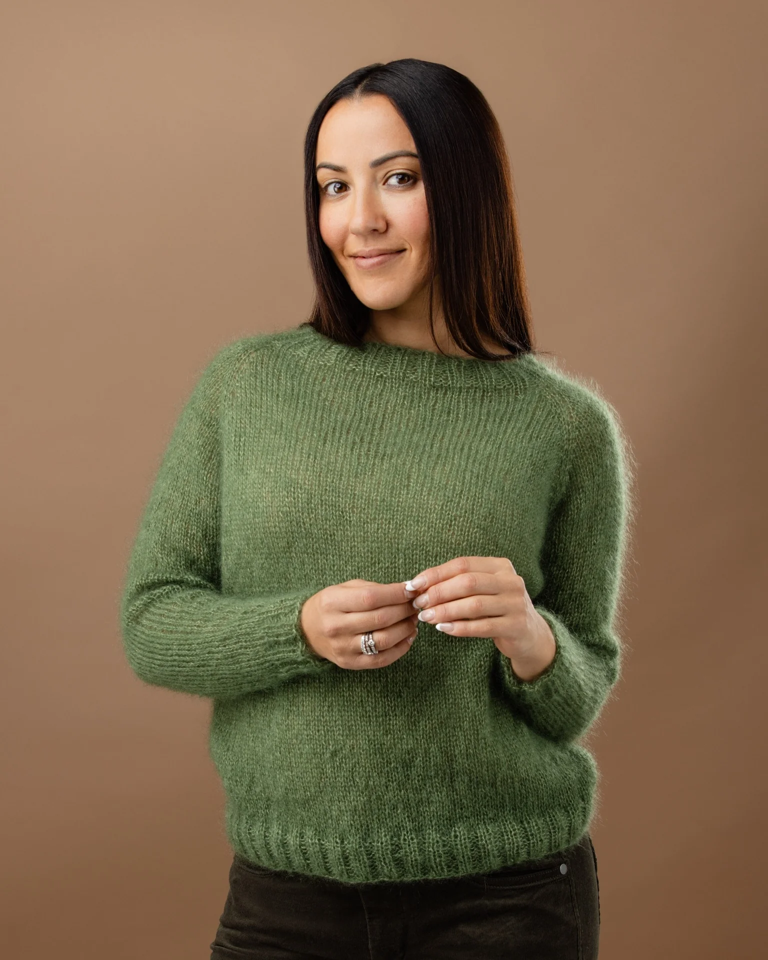 The Sofia Top-Down Raglan Jumper - Womens Knitting Pattern | PT 8707 - Image 6