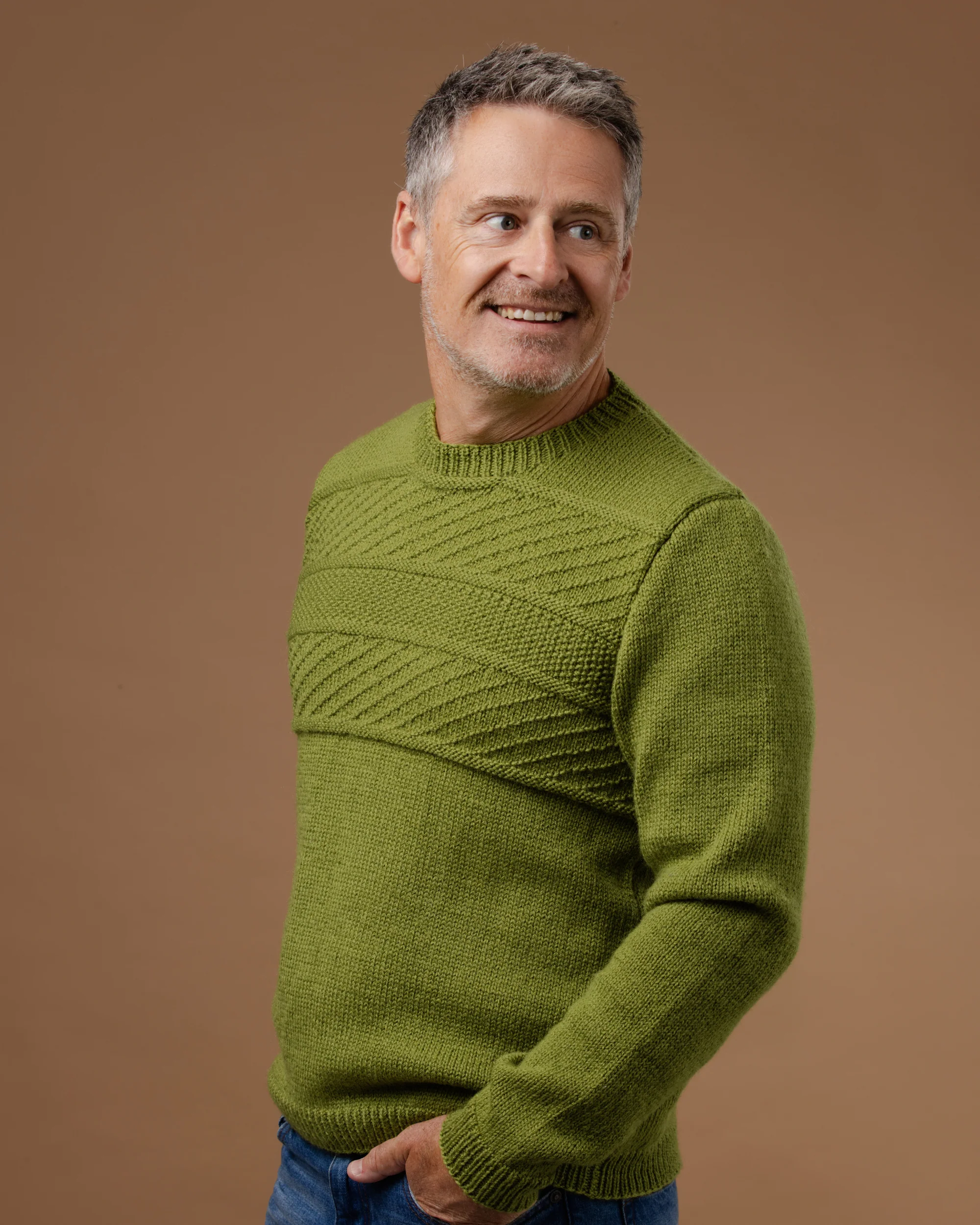 The Theo Textured Jumper - Knitting Pattern | PT 8726 - Image 5