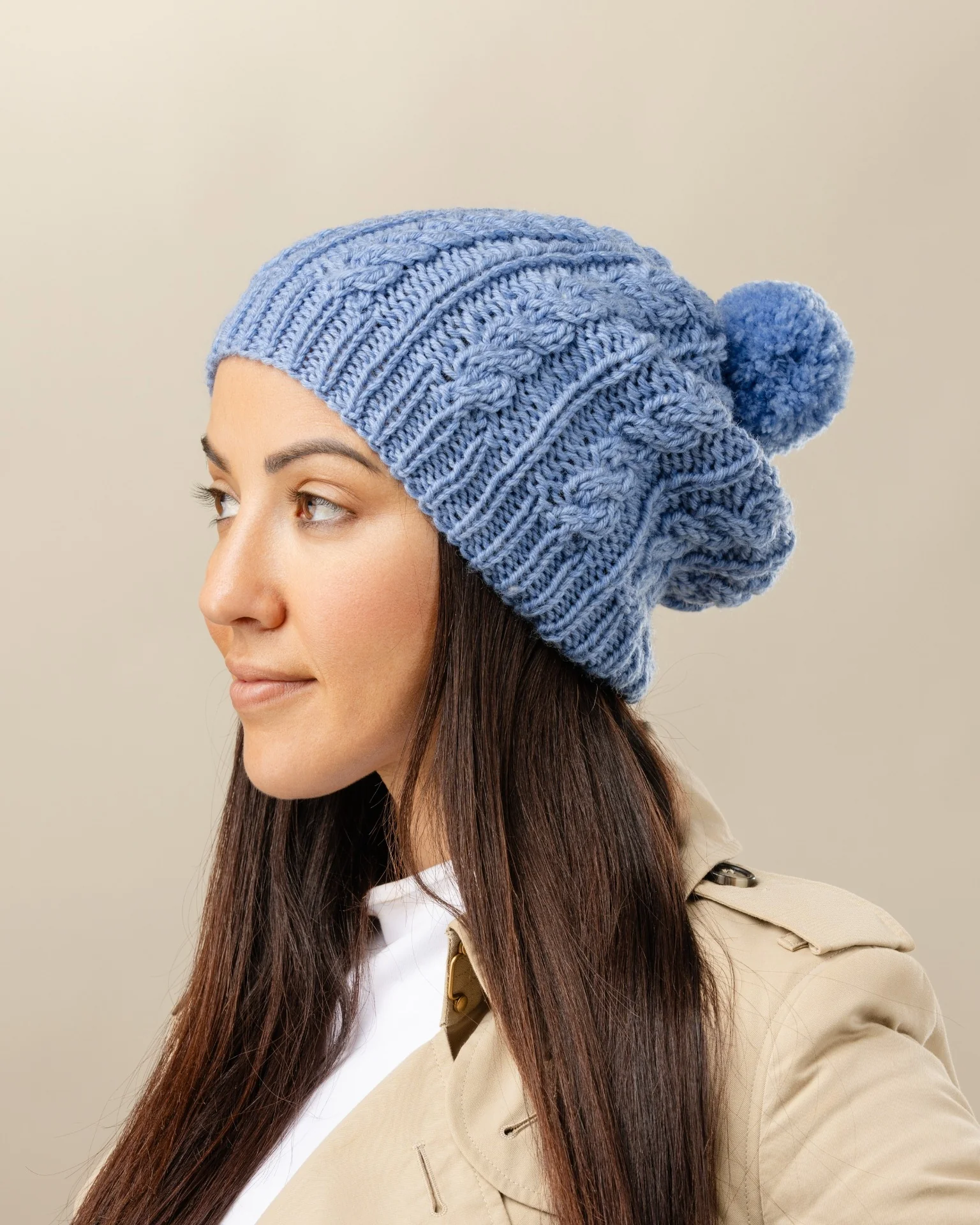 Waterfall Scarf and Beanie - Adults Knitting Pattern | PT 8713 - Image 5